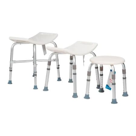 Dynarex Dynarex Shower Chair Without Back, Pack of 4 10323-4